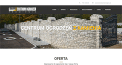 Desktop Screenshot of ogrodzeniakamienne.com